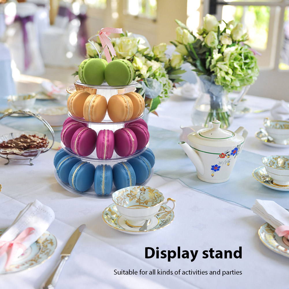 Cupcake Stand Tier - 4/6-laags Macarons Presentatiehouder, Macaron Cupcakes Dessert