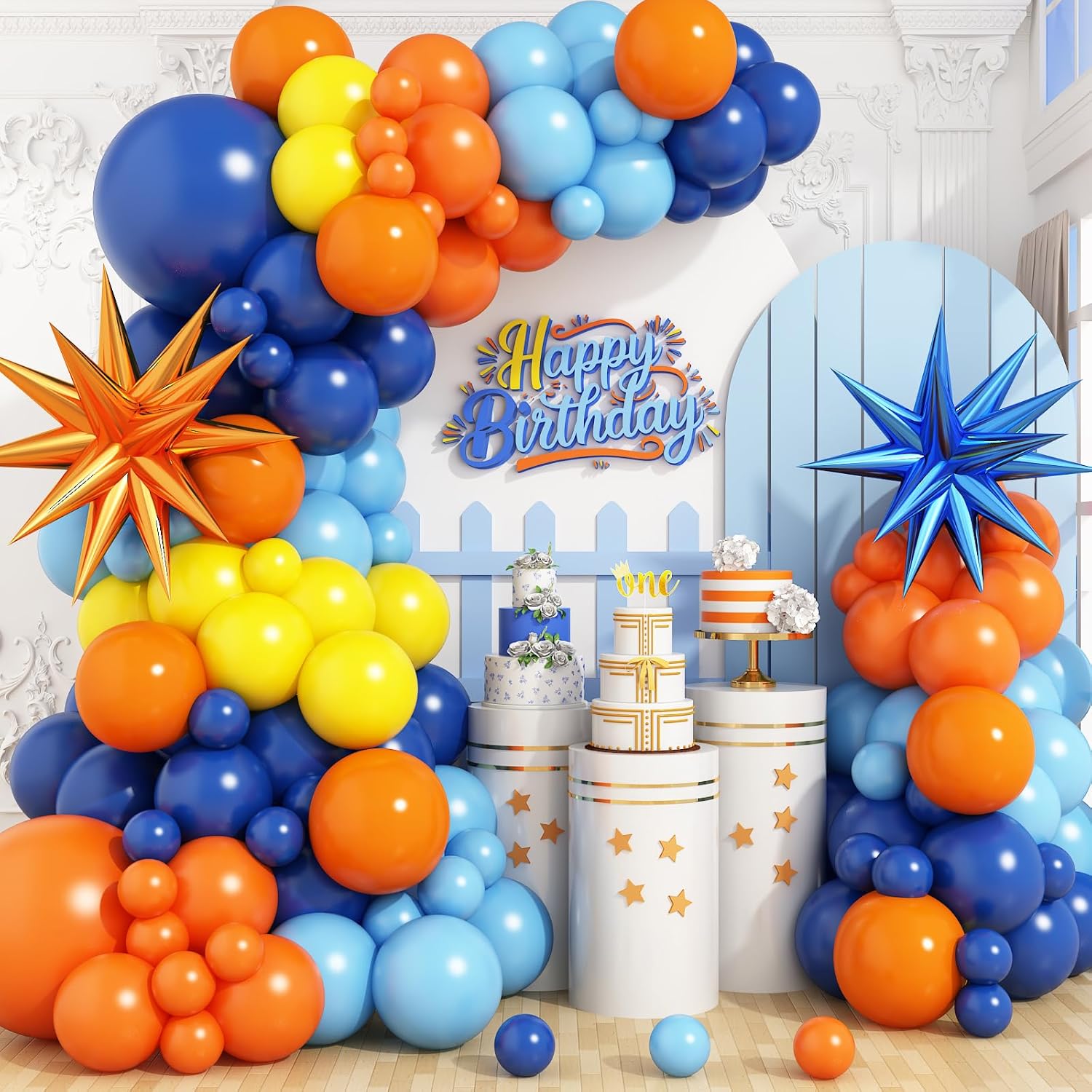 Balloon Arch Kit - Fantasy Balloon Arch Kit, oranje saffier