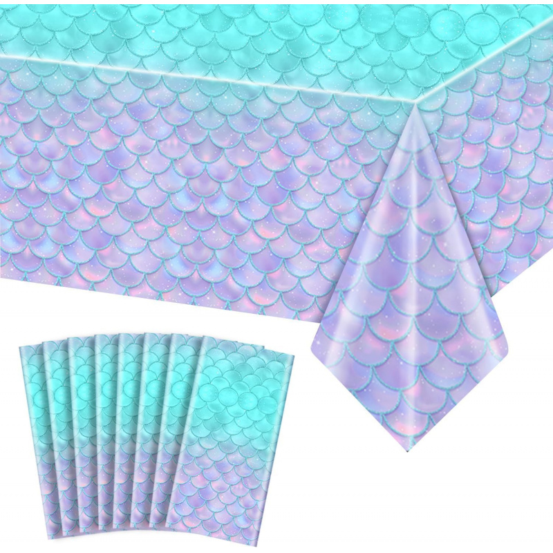 Table Cloth Disposable - Zeemeermin tafelkleed - zeemeermin verjaardagsdecoraties voor