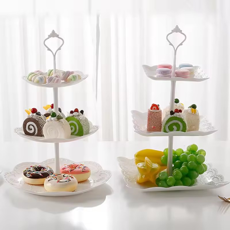 Cupcake Stand Tier - 3-laags taartstandaard display cupcake rek afternoon