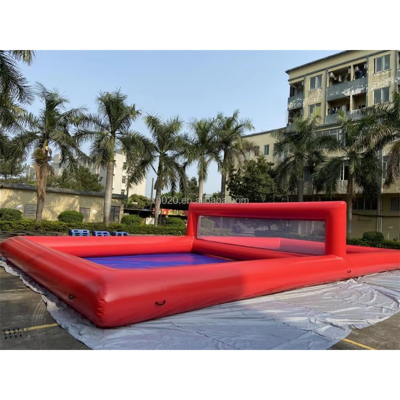Event & Party Supply - 2026 Populaire opblaasbare watervolleybalveld Draagbare opblaasbare
