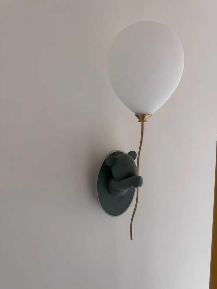 Led Balloon Light - Creatieve beer-wandlamp Cartoon ballonlamp voor kinderkamer