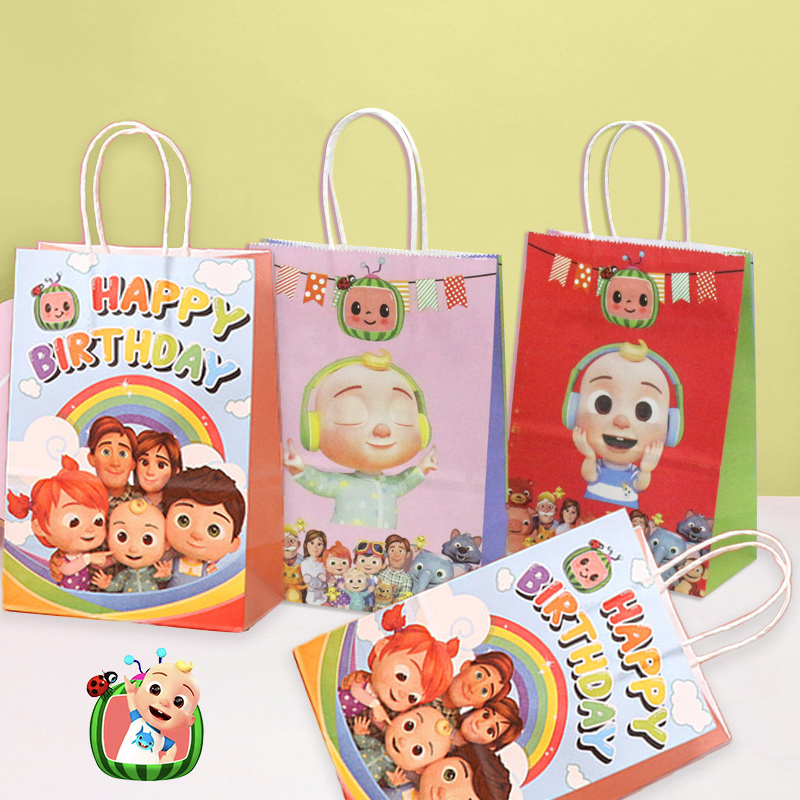 Event Supplies - Cocomelons Party Gift Bag Set Leuke