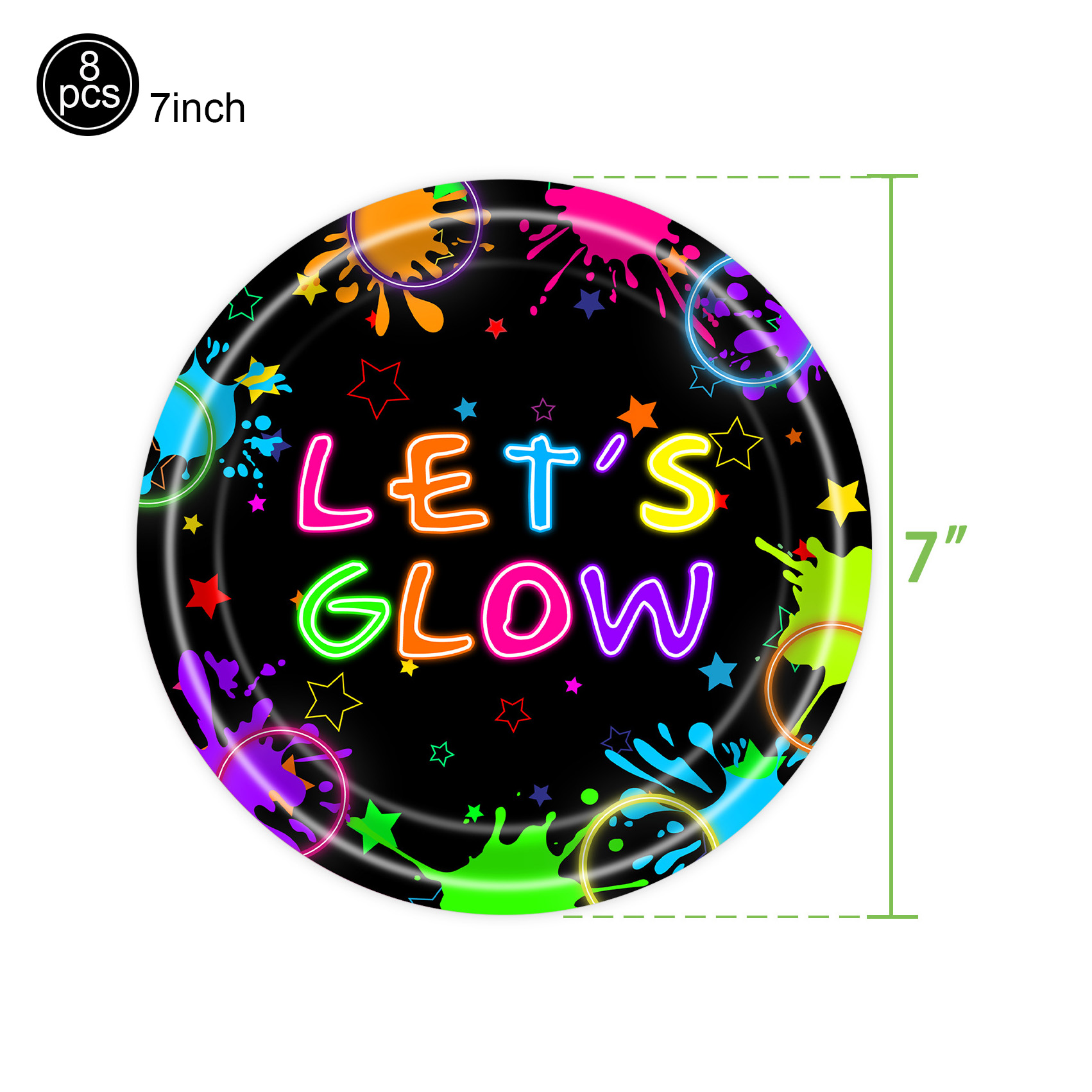 Let'S Party Event Supply - Neon Party Benodigdheden Laat het Feest