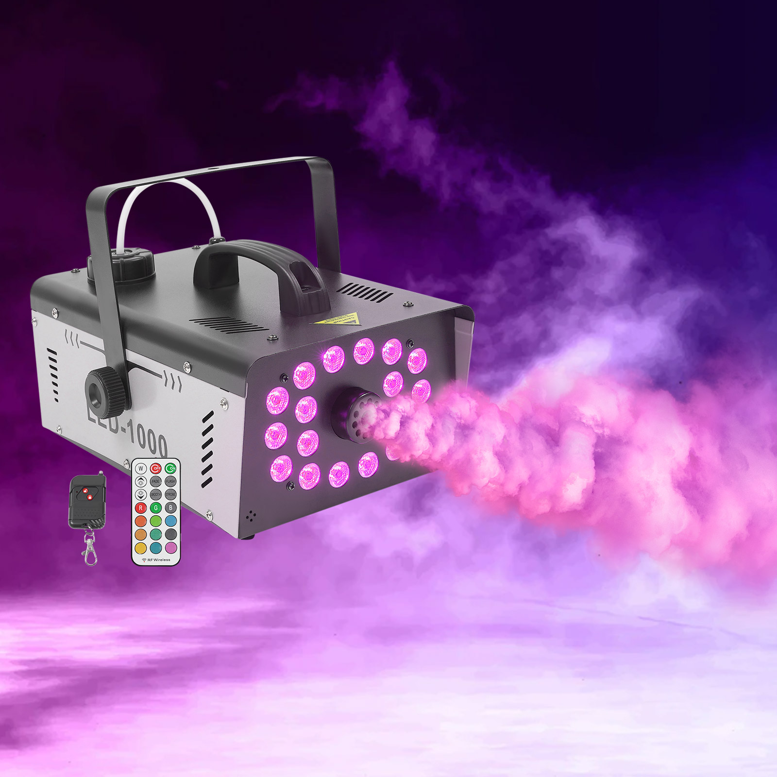 Event Party Dj - Rookmachine 1000W 18 LED Stage Fog