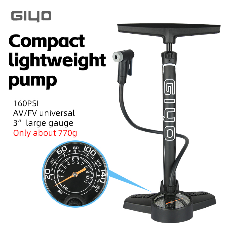 Balloon Pump Hand - GIYO 160PSI Fiets Vloerpomp MTB Racefiets