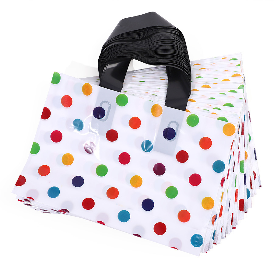 Party Event Supply Store - 18 stuks Polka Dot draagtas dikker