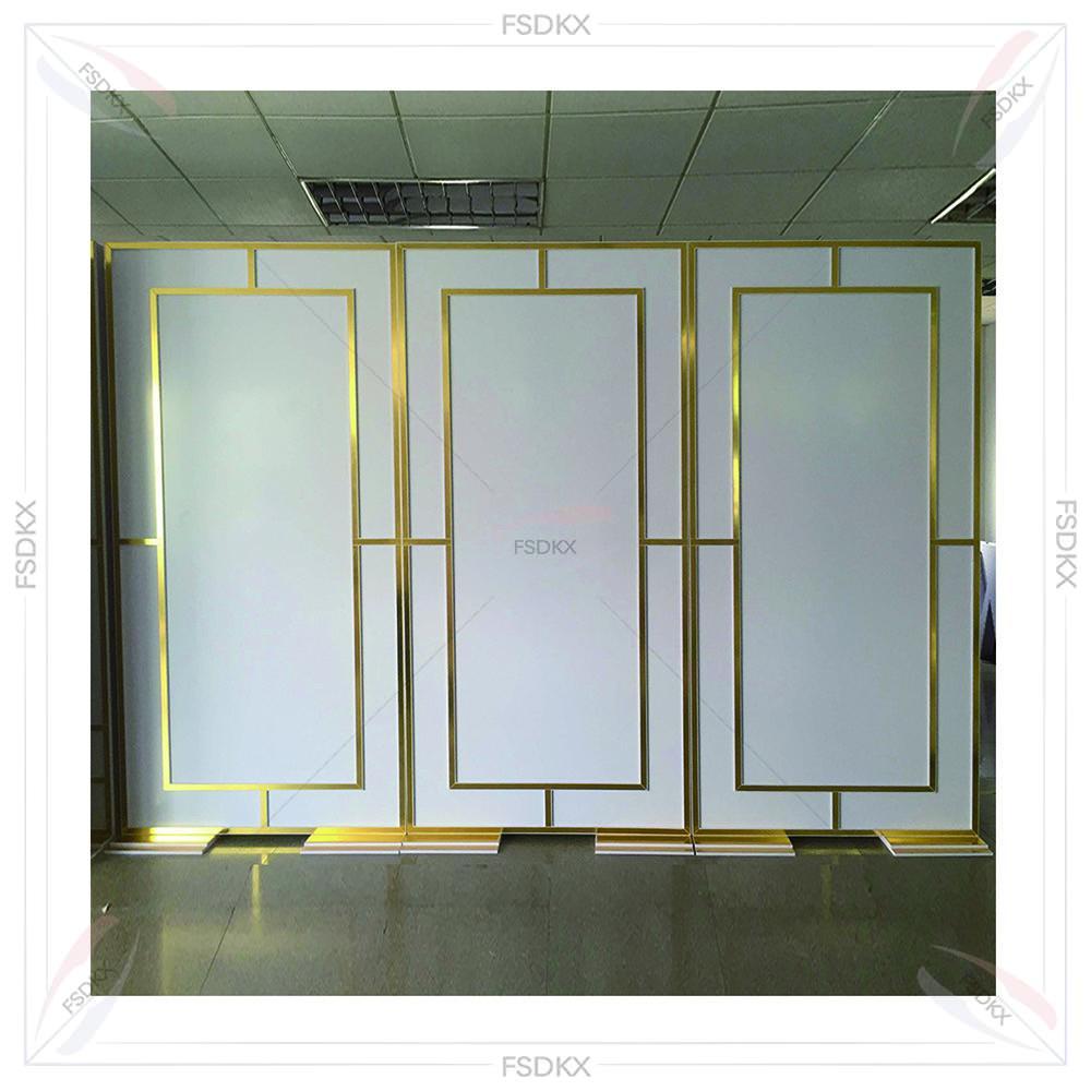Event Party Supply Rental - Glanzende gouden feestbenodigdheden achtergrond PVC raam-