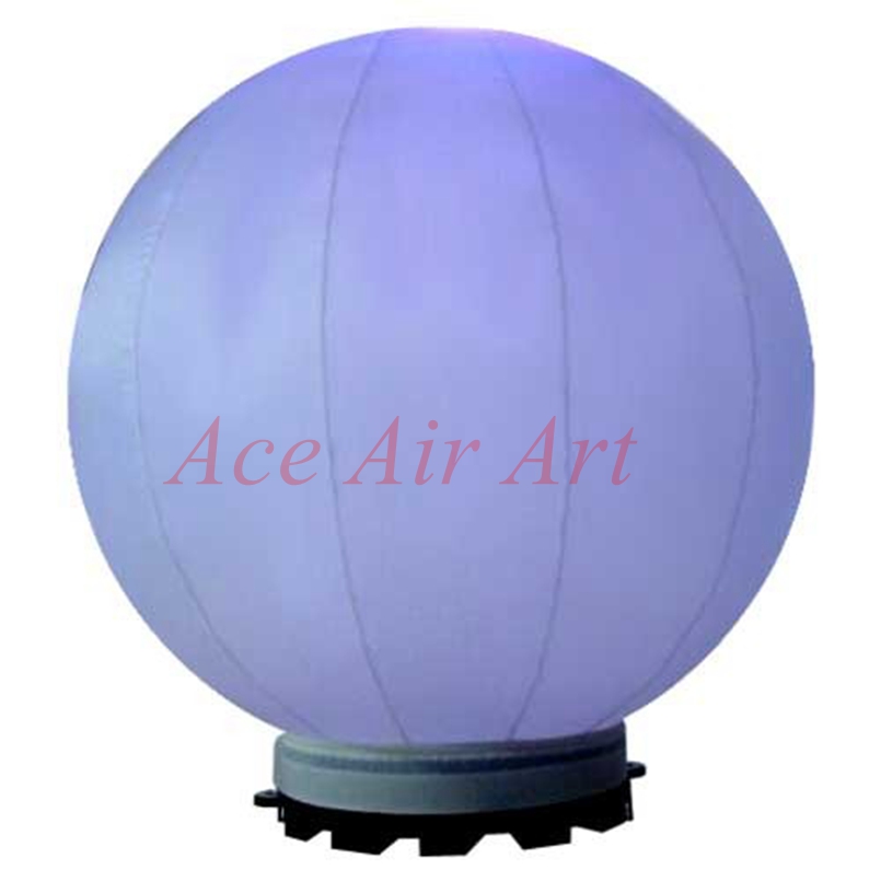 Opblaasbare witte ronde bal, d - Party Event Supplier recensie en prijs
