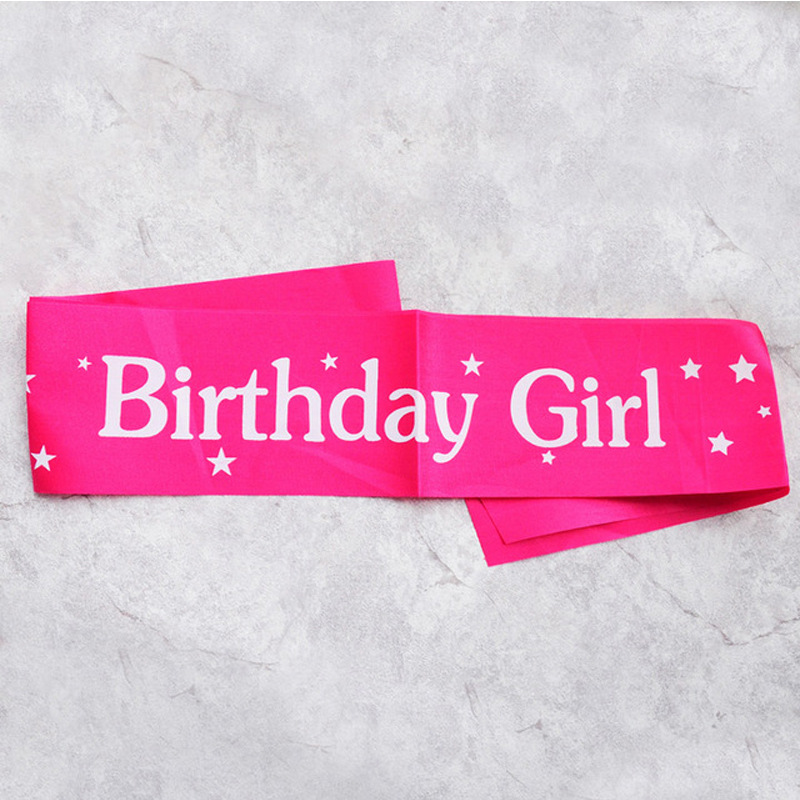 Verjaardag meisje linten schou - Birthday Sash Glitter recensie en prijs
