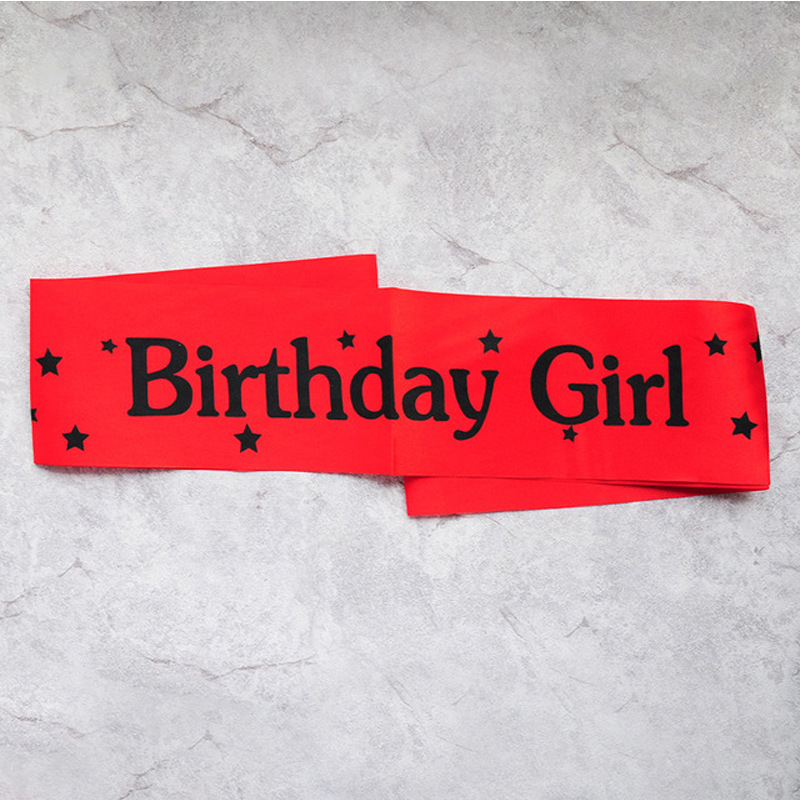 Verjaardag meisje linten schou - Birthday Sash Glitter recensie en prijs
