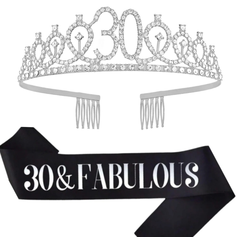 Glitter Zilverachtige Verjaard - Birthday Sash Glitter recensie en prijs
