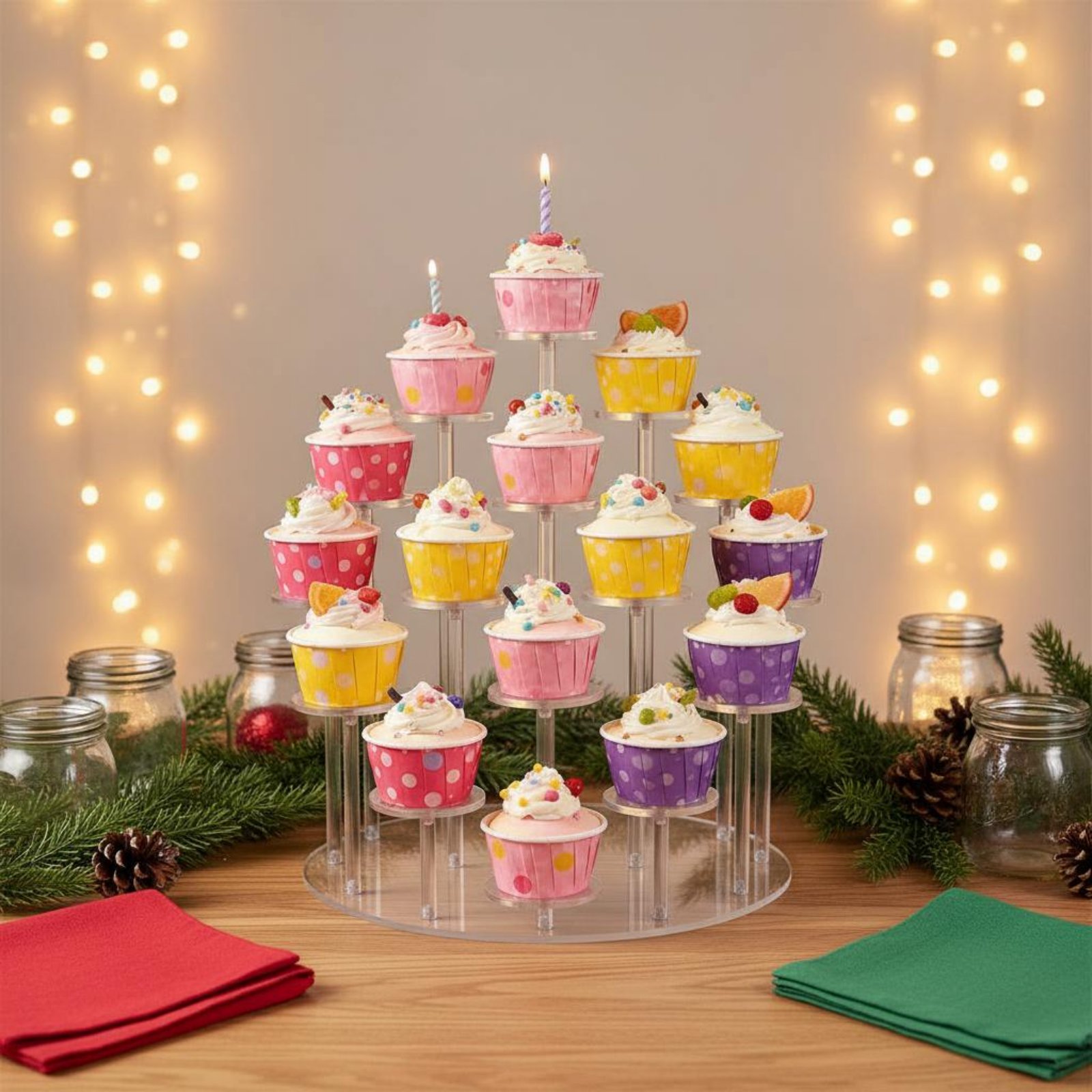 Acryl Cupcake Stand Transparan - Cupcake Stand Tier recensie en prijs
