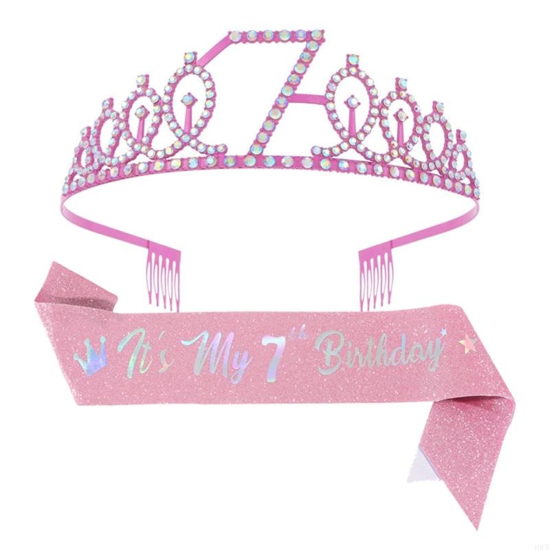 Glinsterende roze verjaardagst - Birthday Sash Glitter recensie en prijs