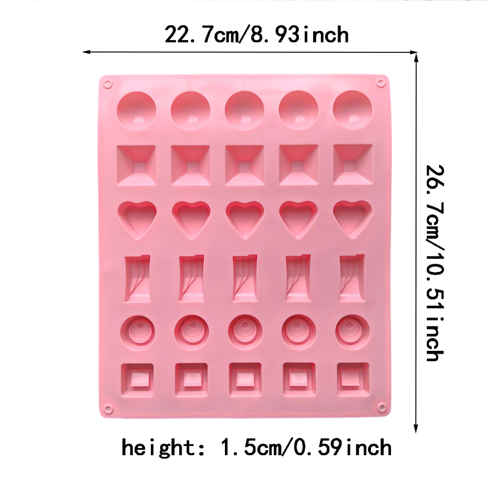 30-gaats 6 sets halvemaanvormi - Cupcake Stand Tier recensie en prijs