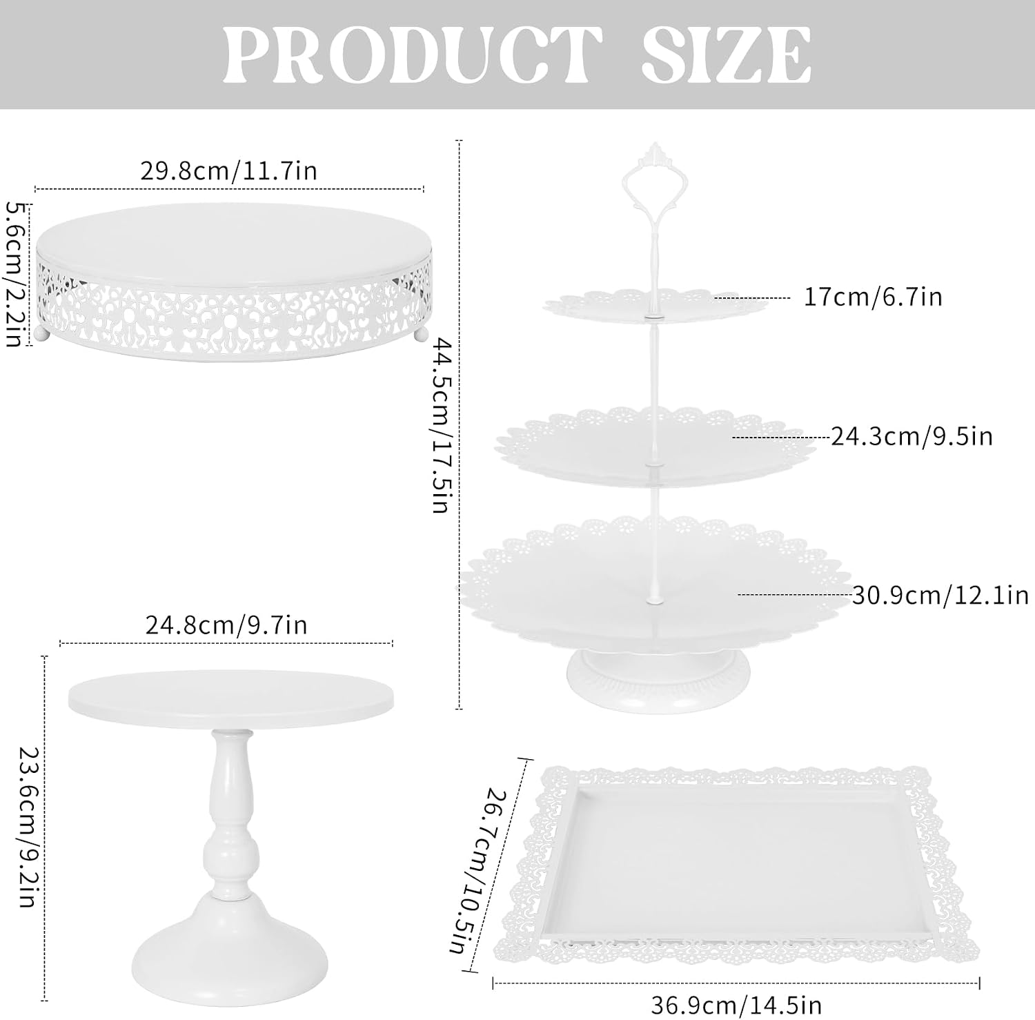 Zwarte Metalen Desserttafel Pr - Cupcake Stand Tier recensie en prijs