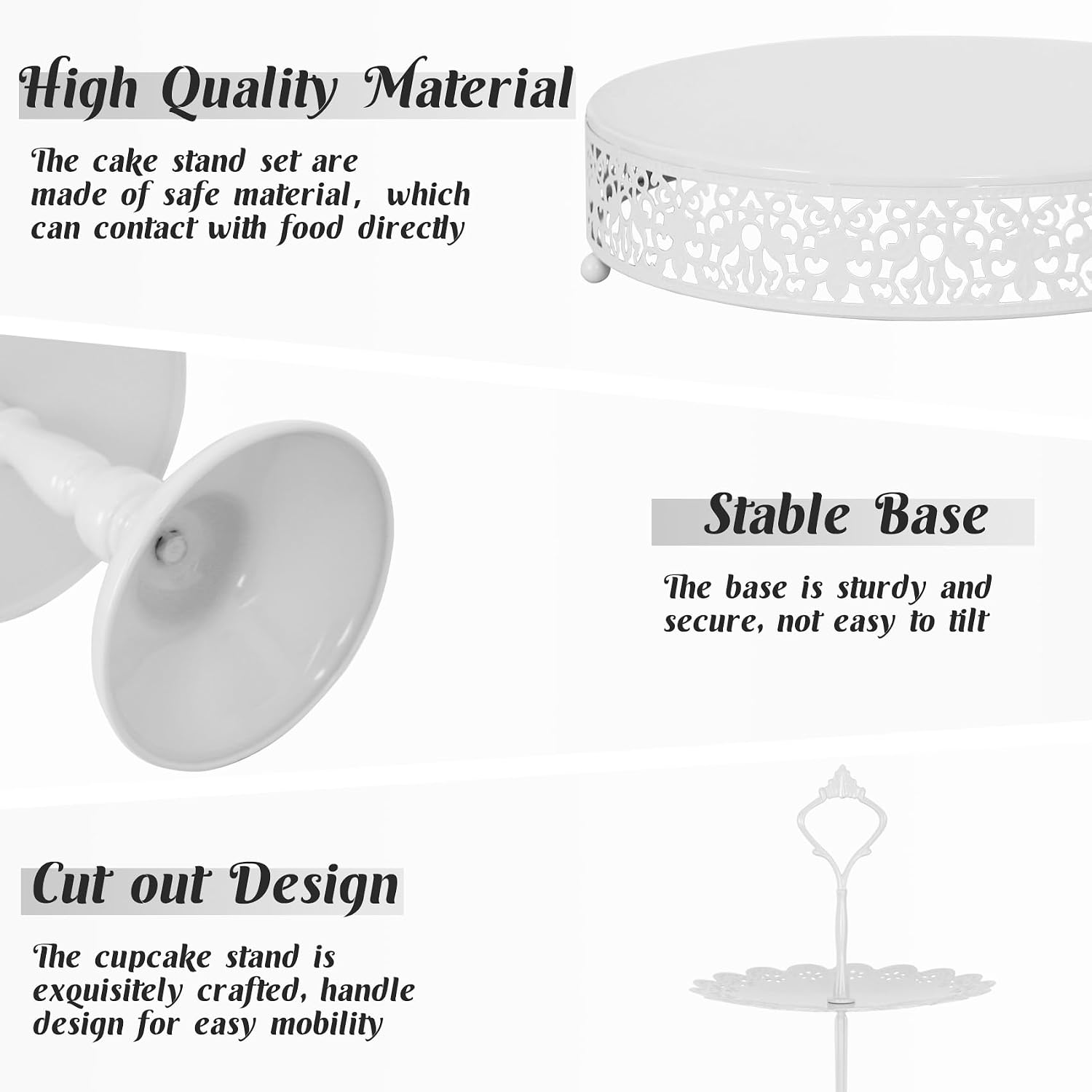 Zwarte Metalen Desserttafel Pr - Cupcake Stand Tier recensie en prijs