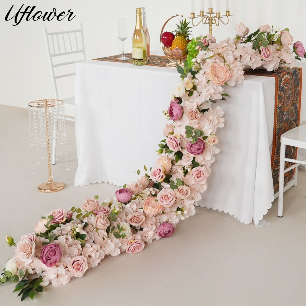 Uflower 200cm Roze Roos Horten - Flower Wall Panel recensie en prijs