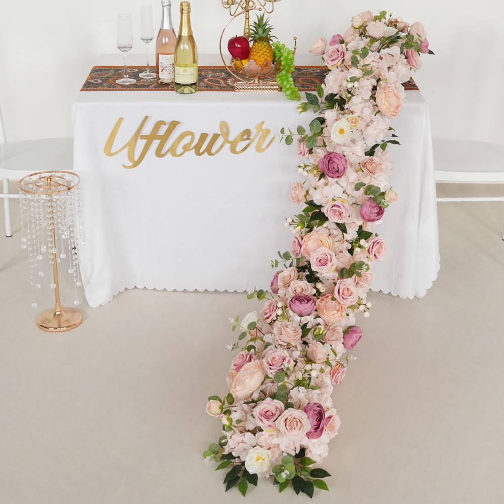 Uflower 200cm Roze Roos Horten - Flower Wall Panel recensie en prijs