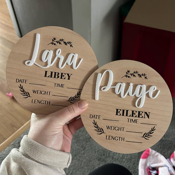 1Pc Aangepaste Baby Aankondigi - Eve Party recensie en prijs