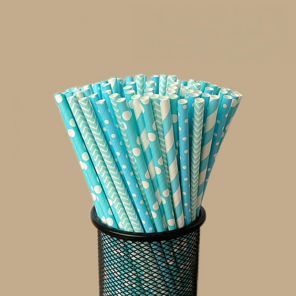 100 Stuks Kleurrijke Gestreept - Paper Straw Color recensie en prijs