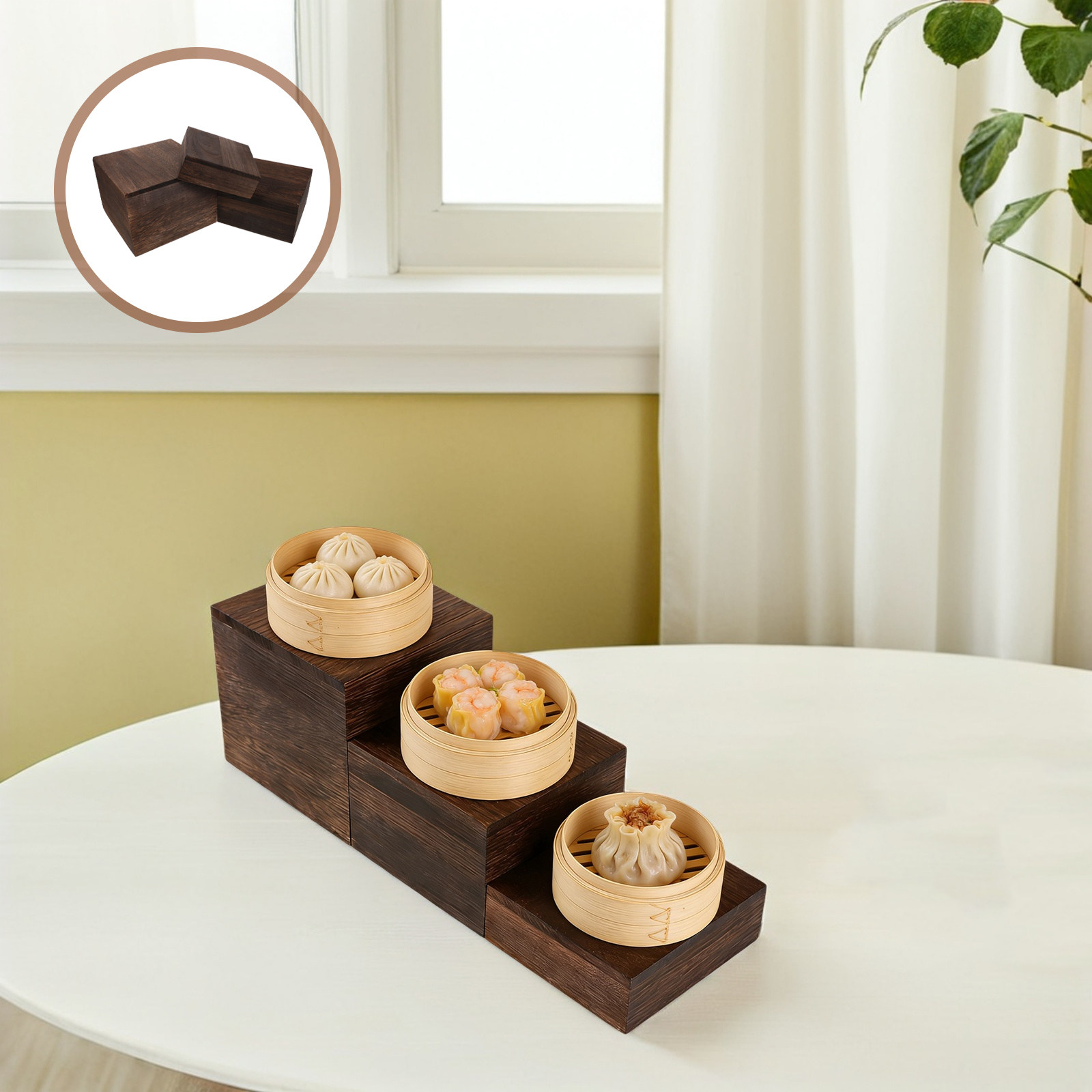 3-delige rustieke houten taart - Cupcake Stand Tier recensie en prijs