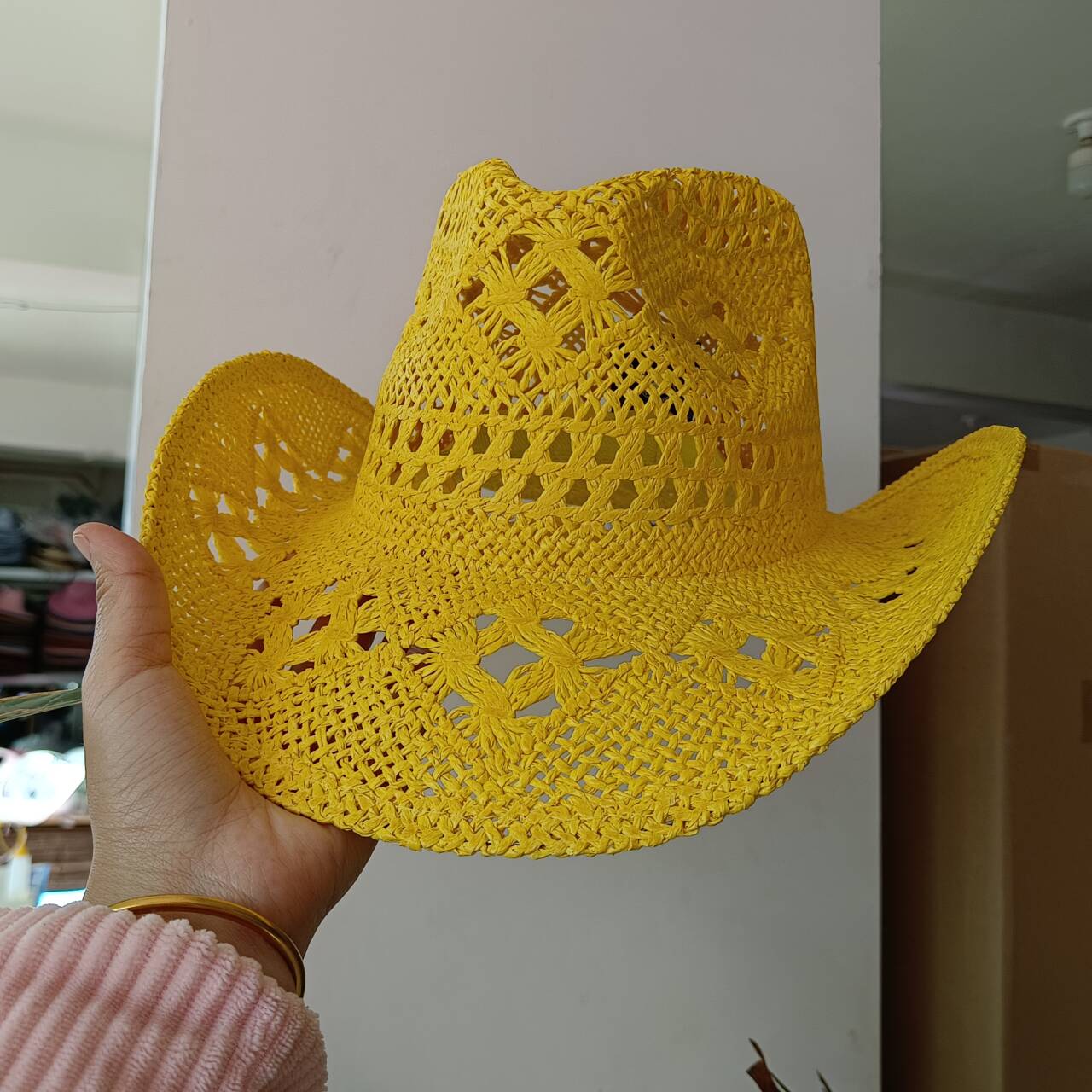 Cowboy Strohoed nieuwe kleur H - Paper Straw Color recensie en prijs