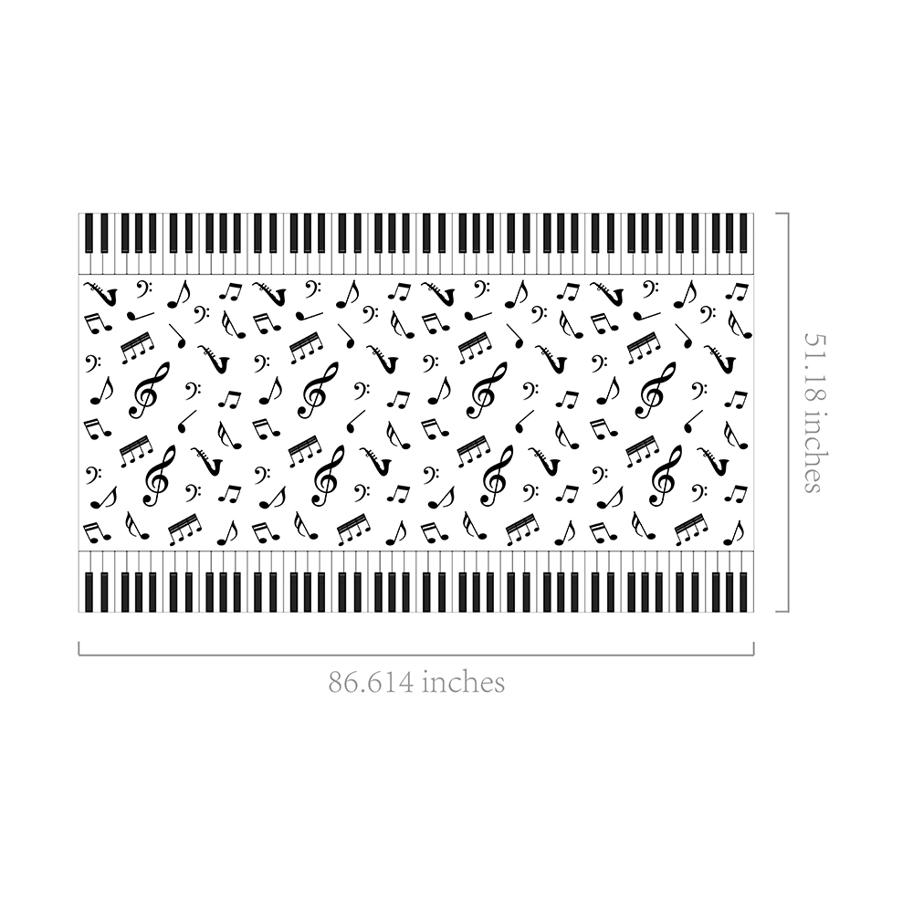 1 stuk muzieknoot-tafelkleed d - Table Cloth Disposable recensie en prijs