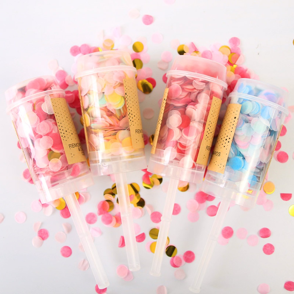 1 Stuks Ronde Push-Up Confetti - Confetti Cannon Tube recensie en prijs