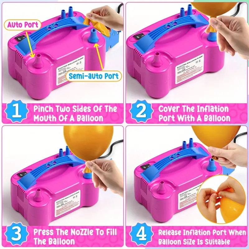 1pc, ballon opblaasbare elektr - Balloon Pump Hand recensie en prijs
