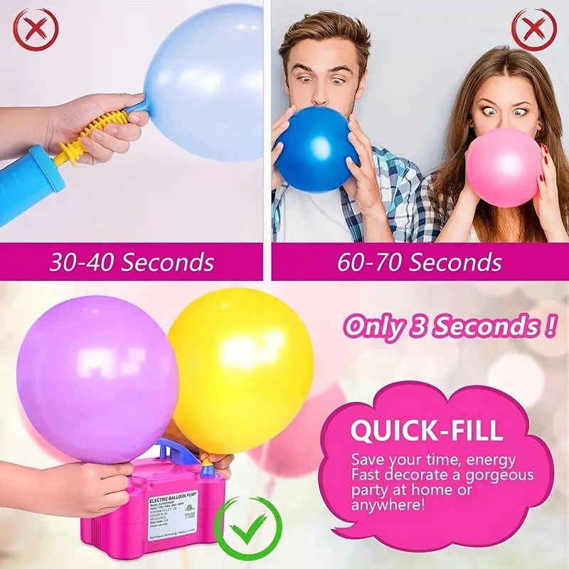 1pc, ballon opblaasbare elektr - Balloon Pump Hand recensie en prijs
