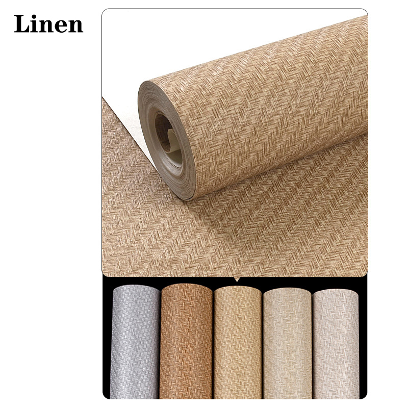 Linnenweefselbehang Niet zelfk - Paper Straw Color recensie en prijs