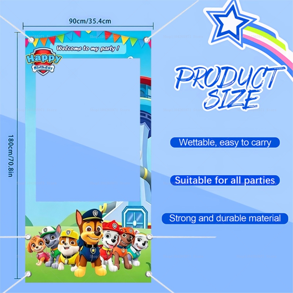 Leuke Paw Patrol Dog Team Phot - Photo Booth Frame recensie en prijs