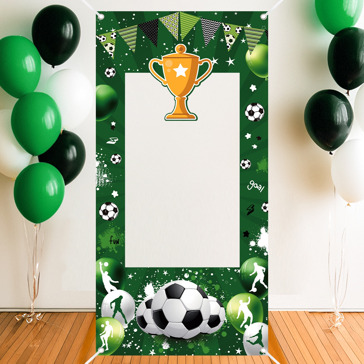 1pc Groene Voetbal Decoratieve - Photo Booth Frame recensie en prijs
