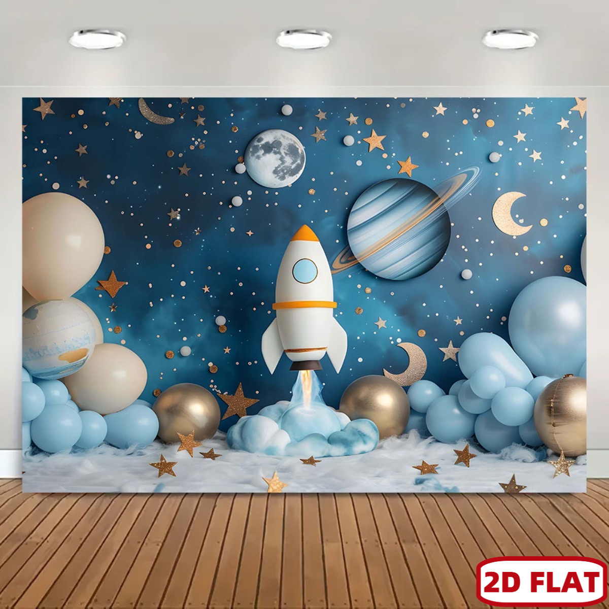 2D platte 1pc ruimte-thema fee - Event Launch Party recensie en prijs