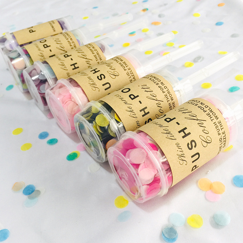 2 stks Veelkleurig Papier Schr - Confetti Cannon Tube recensie en prijs