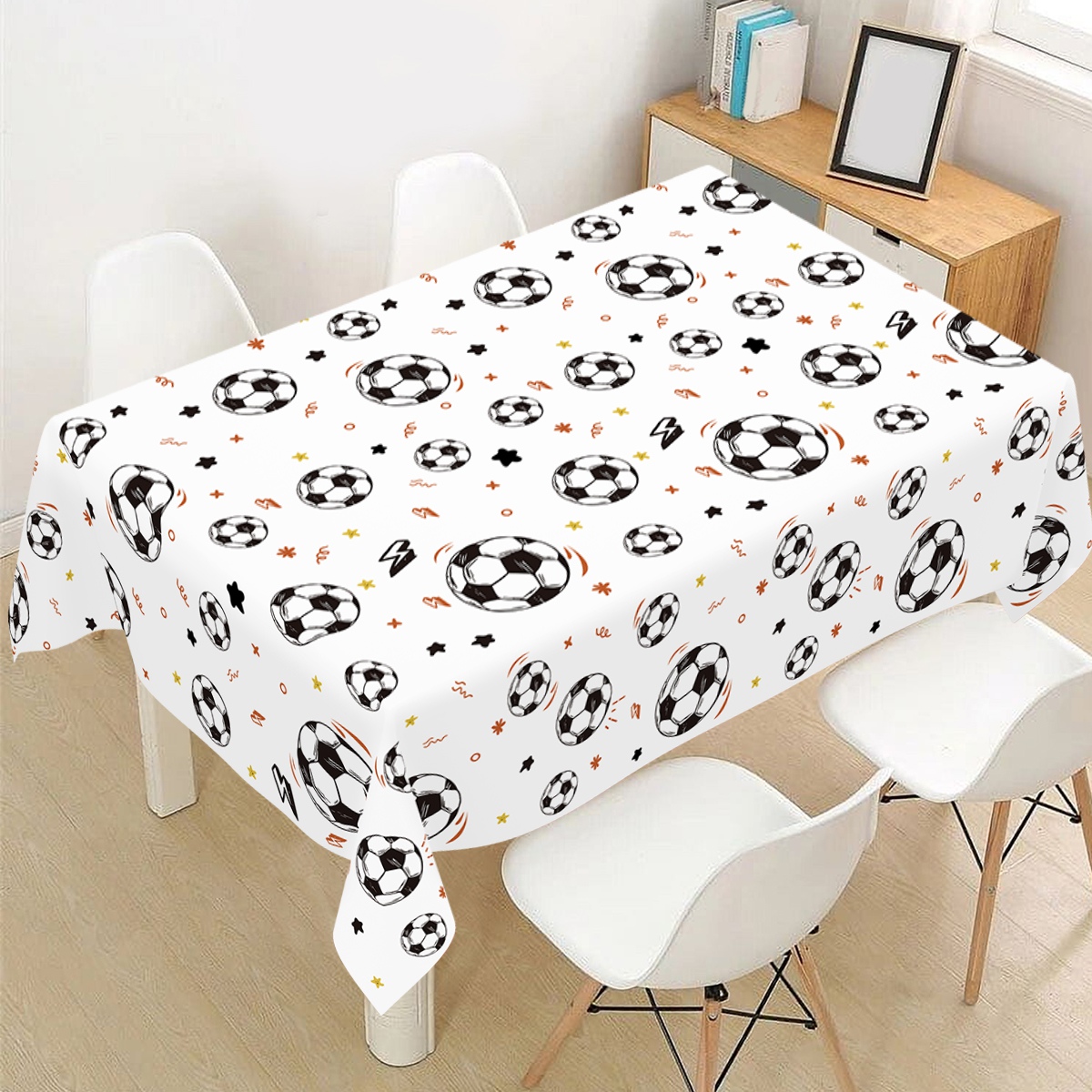 183x137cm voetbalthema wegwerp - Table Cloth Disposable recensie en prijs