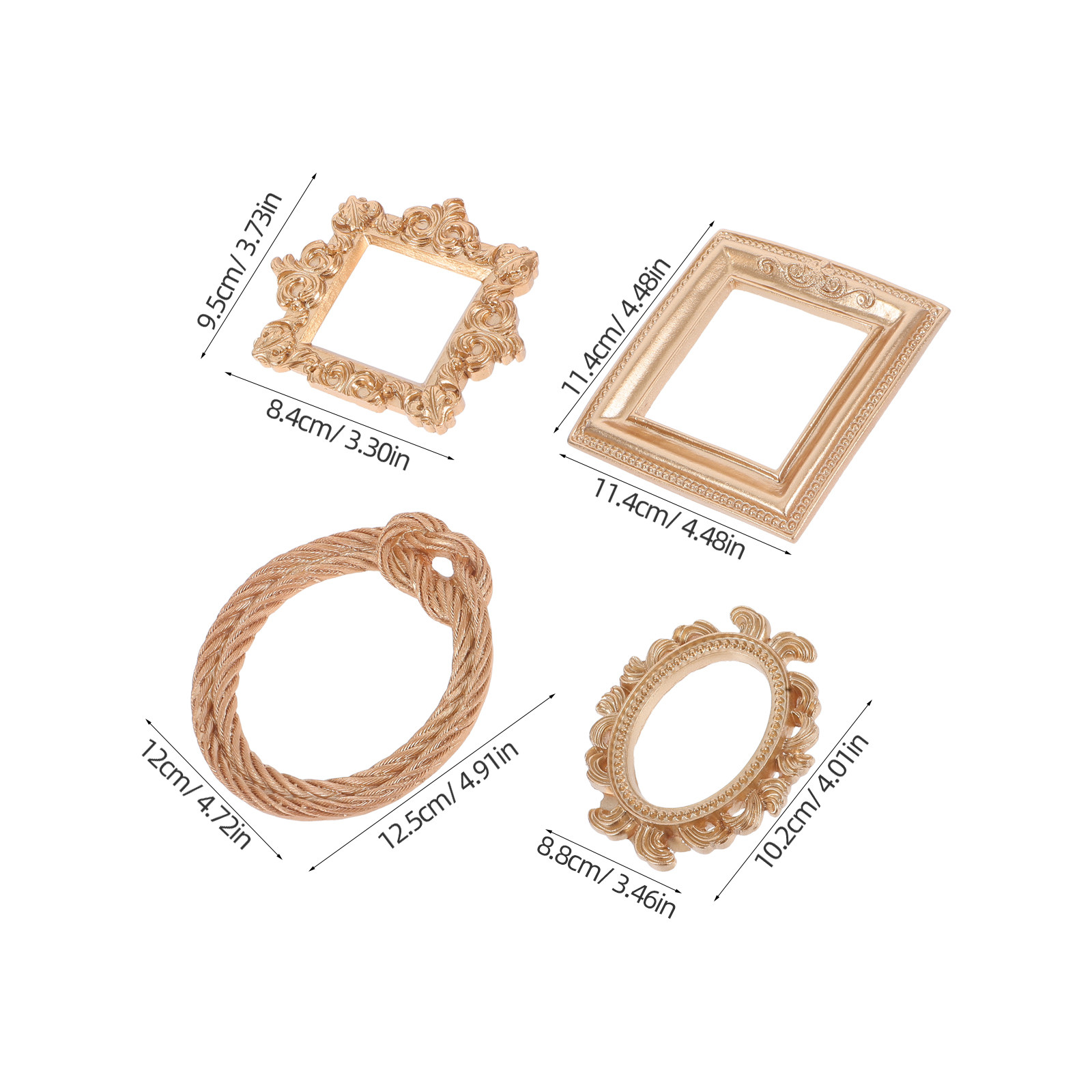 4 stuks mini vintage hars foto - Photo Booth Frame recensie en prijs