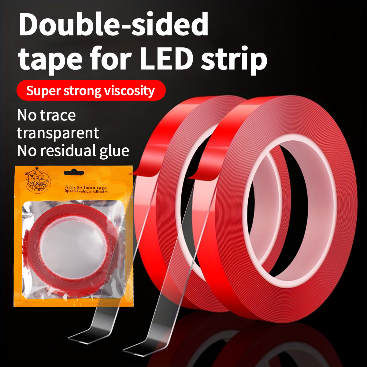 LED-lichtstrip plakstrip dubbe - Led Balloon Light recensie en prijs