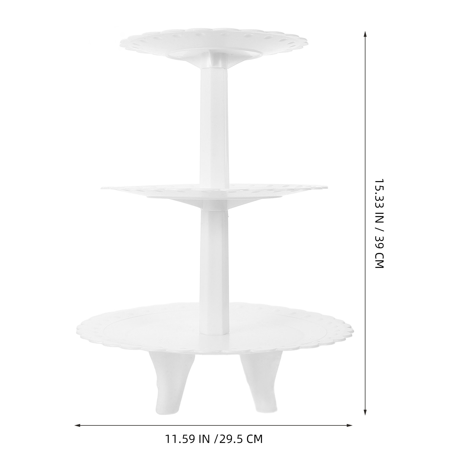 Drie-laags plastic taartplatea - Cupcake Stand Tier recensie en prijs