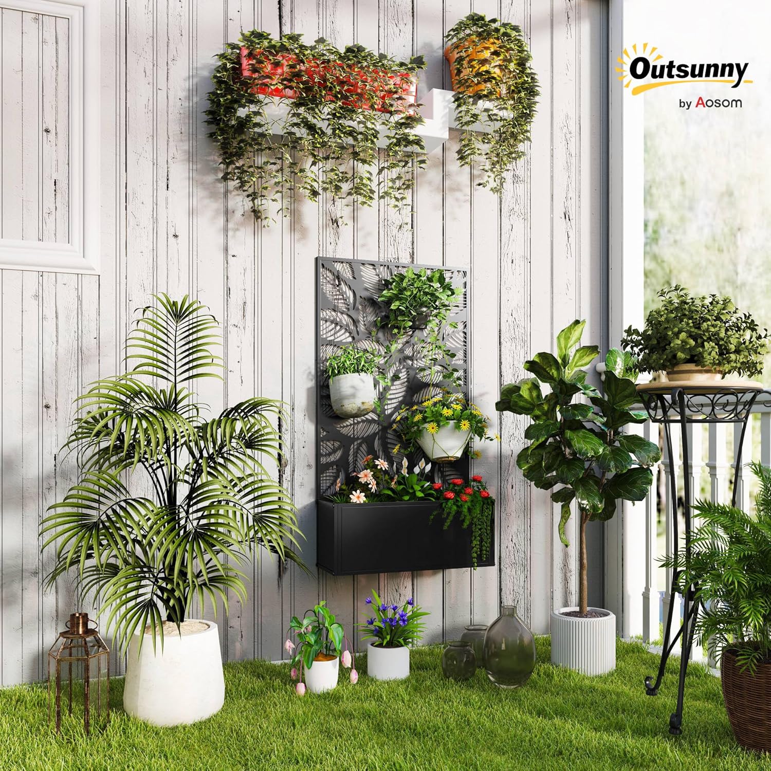 Metalen verhoogde plantenbak m - Flower Wall Panel recensie en prijs