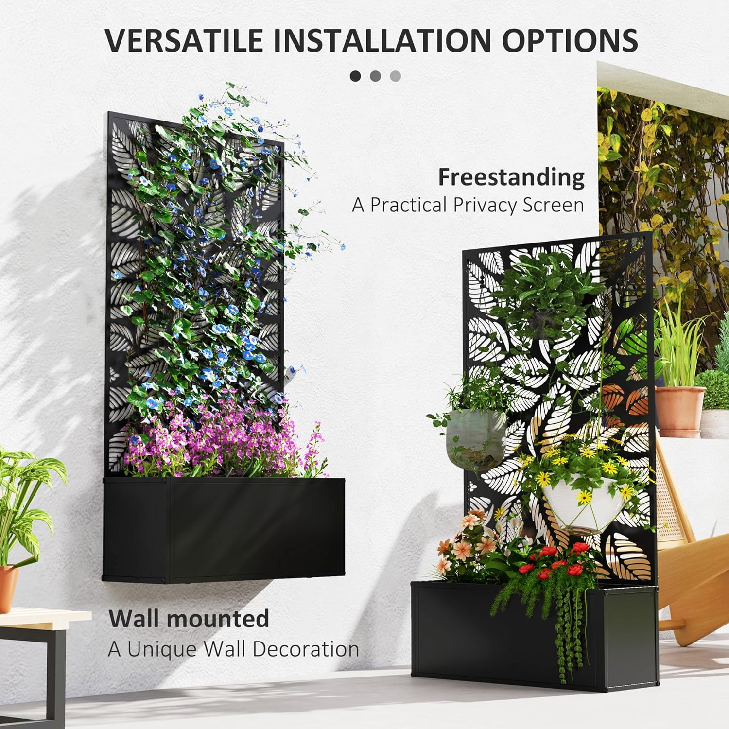 Metalen verhoogde plantenbak m - Flower Wall Panel recensie en prijs