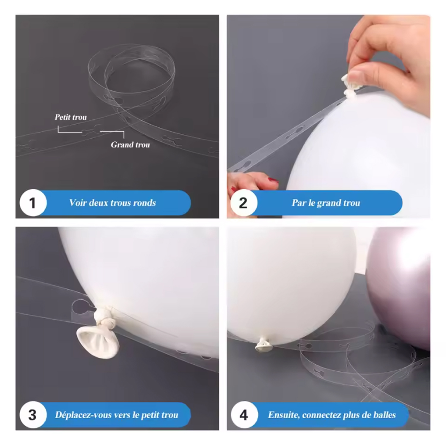 104-delige blauw-witte ballonb - Balloon Arch Kit recensie en prijs